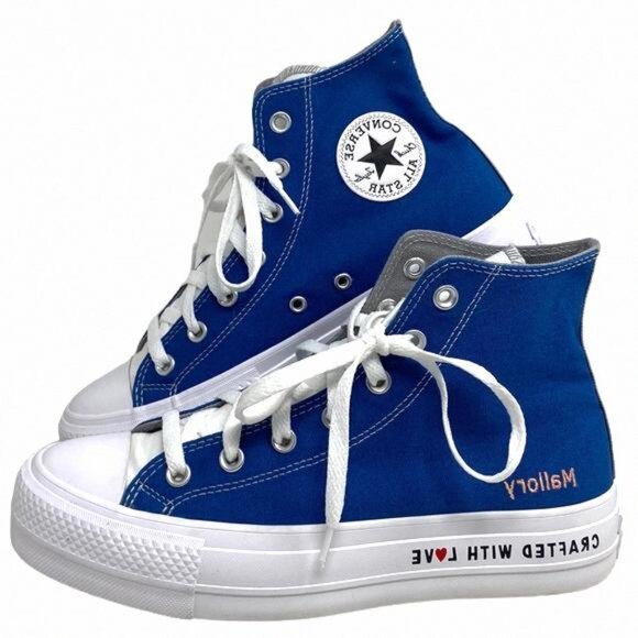 Converse Shoes - Converse Ctas Lift Platform Shoes Hi Canvas Black 171209C-WBGW Custom Women Gray